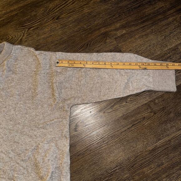 STOCKHOLM ATELIER & Other Stories Wool Alpaca Sweater sz L Beige Relaxed Soft - Picture 5 of 11